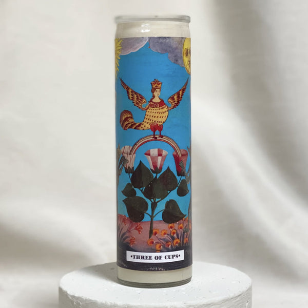 Three of Cups Meditation Candle