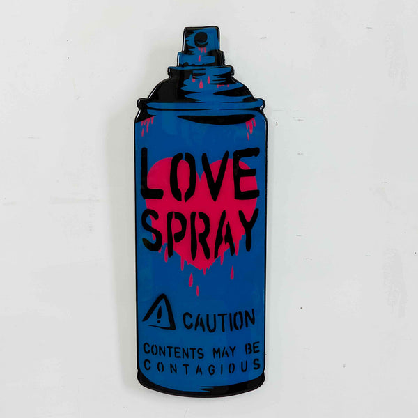 Love Spray - Blue/Pink - Large