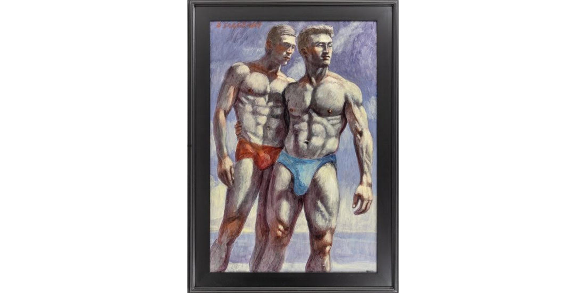 Two Men On A Beach