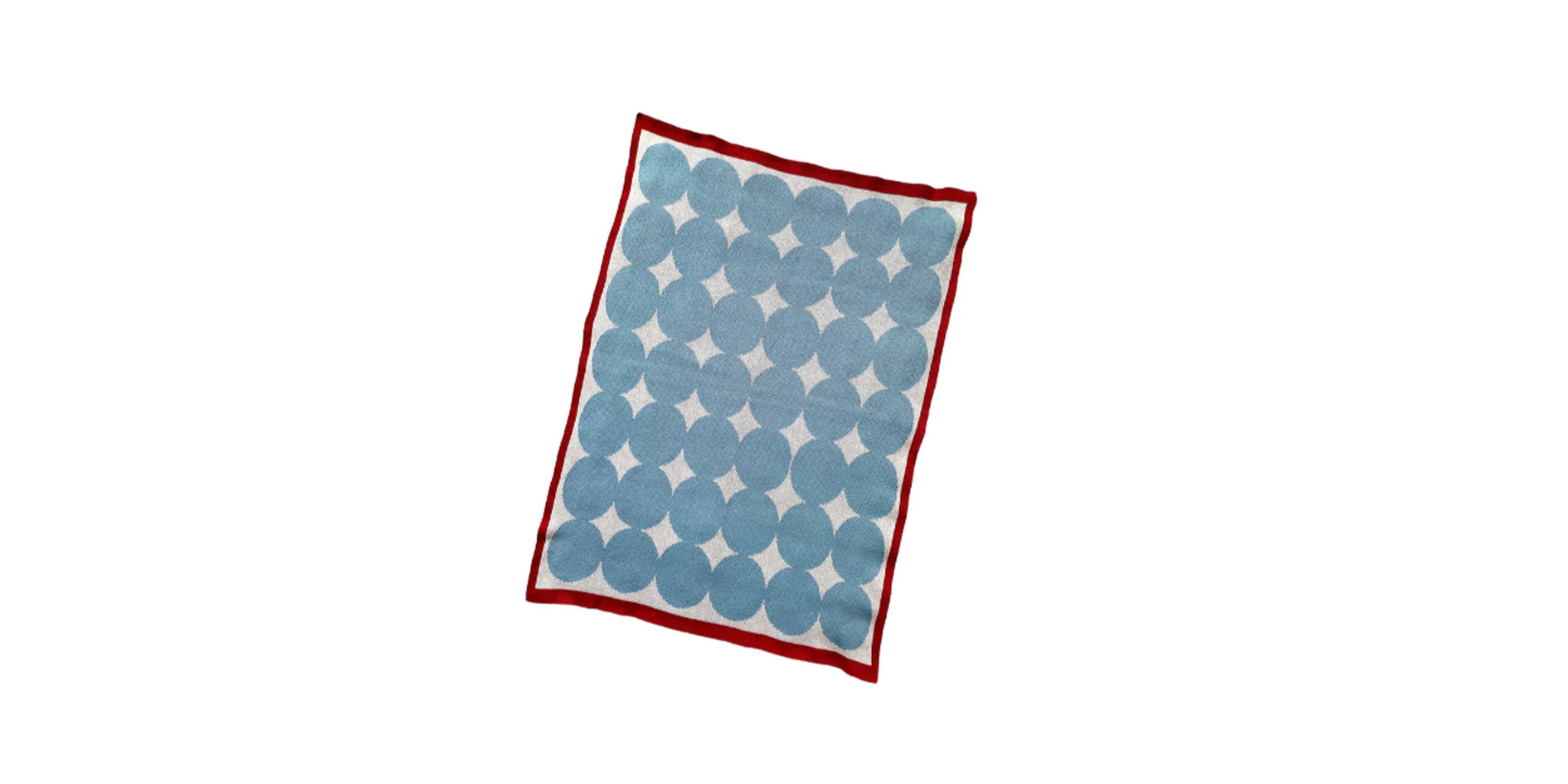 Dream Big Mini Baby Blanket - Blue + Red