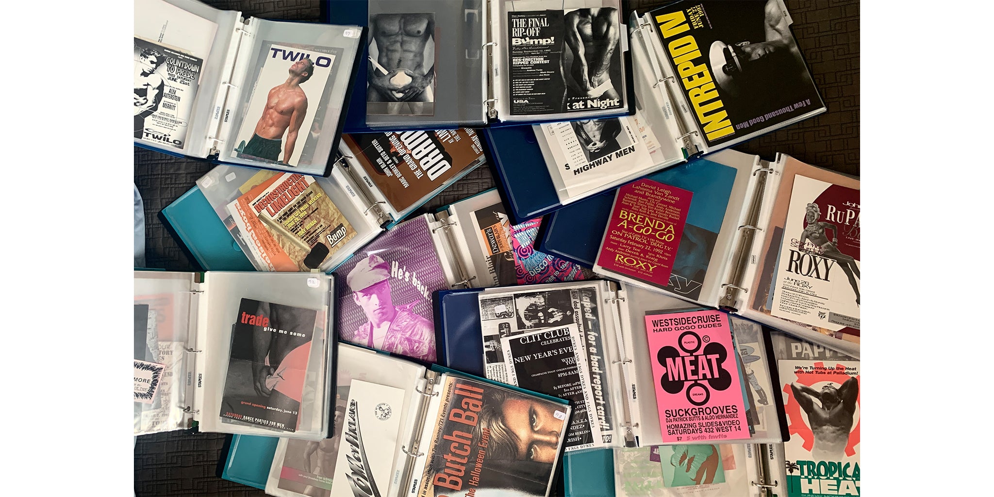 GETTING IN: NYC CLUB FLYERS FROM THE GAY 1990’S