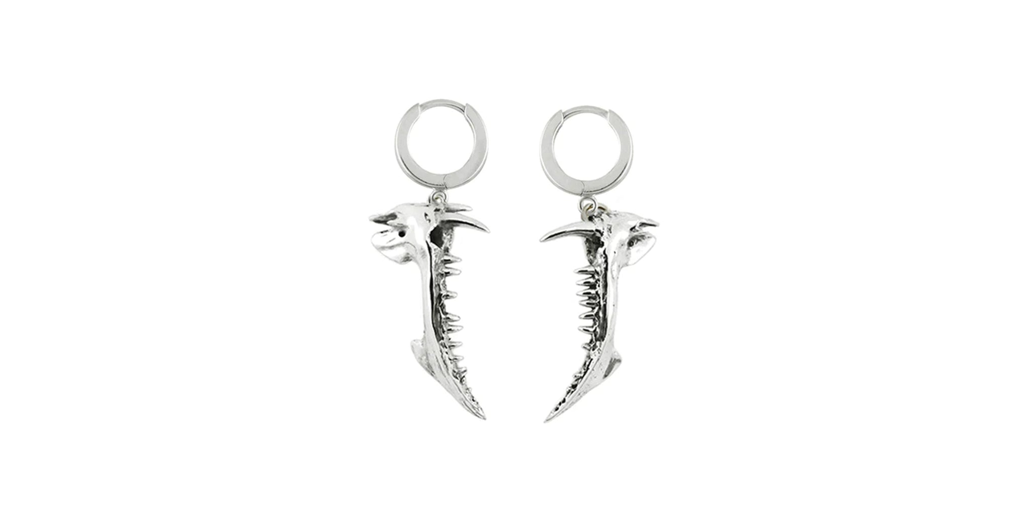 Snapper Earrings - Silver