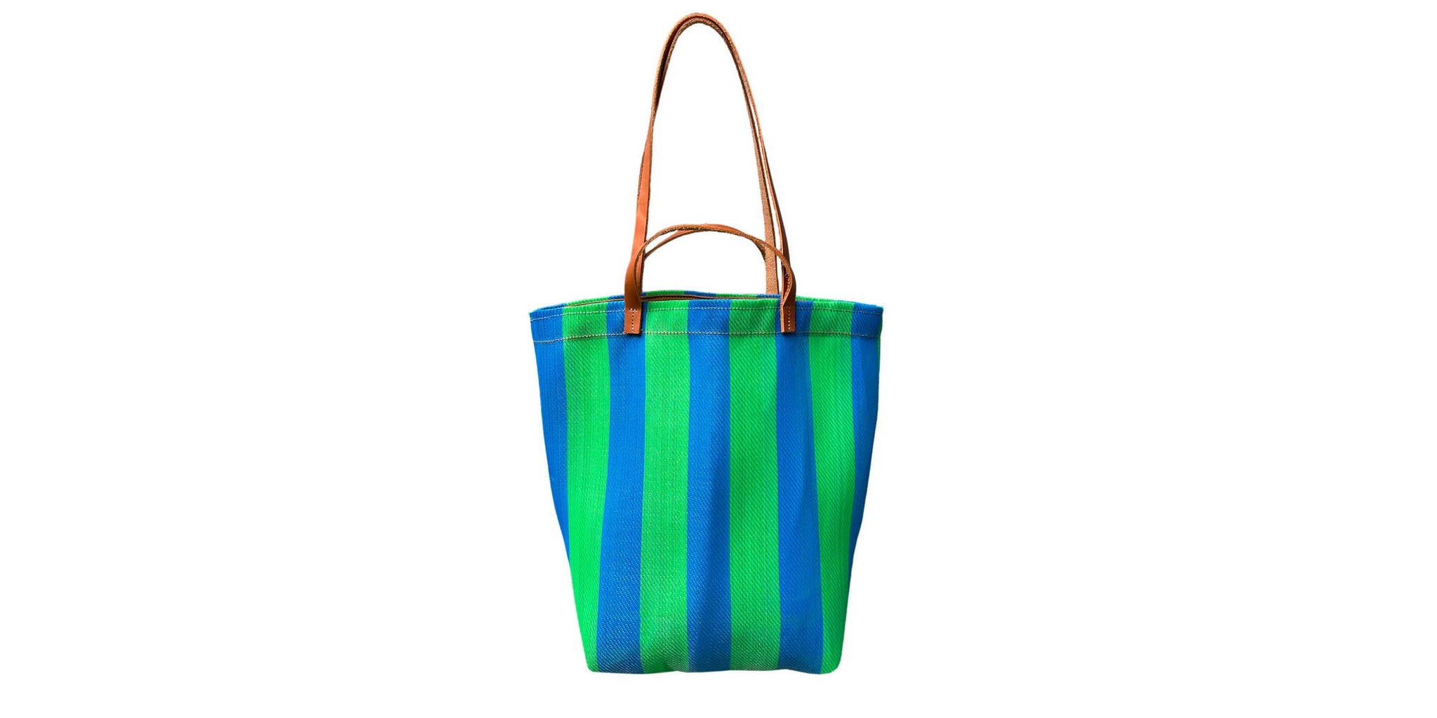 Market Bag - Blue / Green