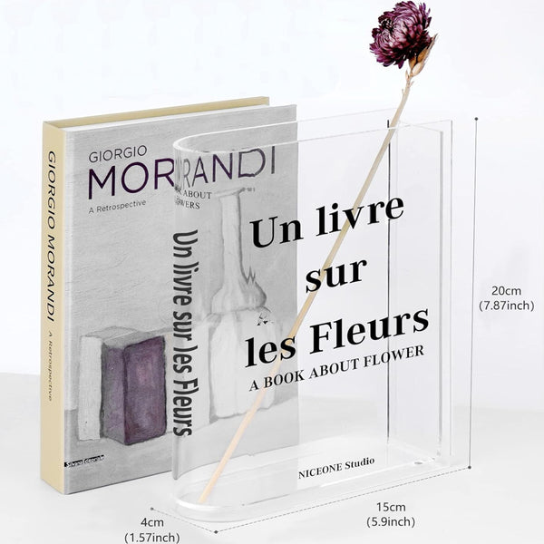 Un Livre Sur Les Fleurs Vase